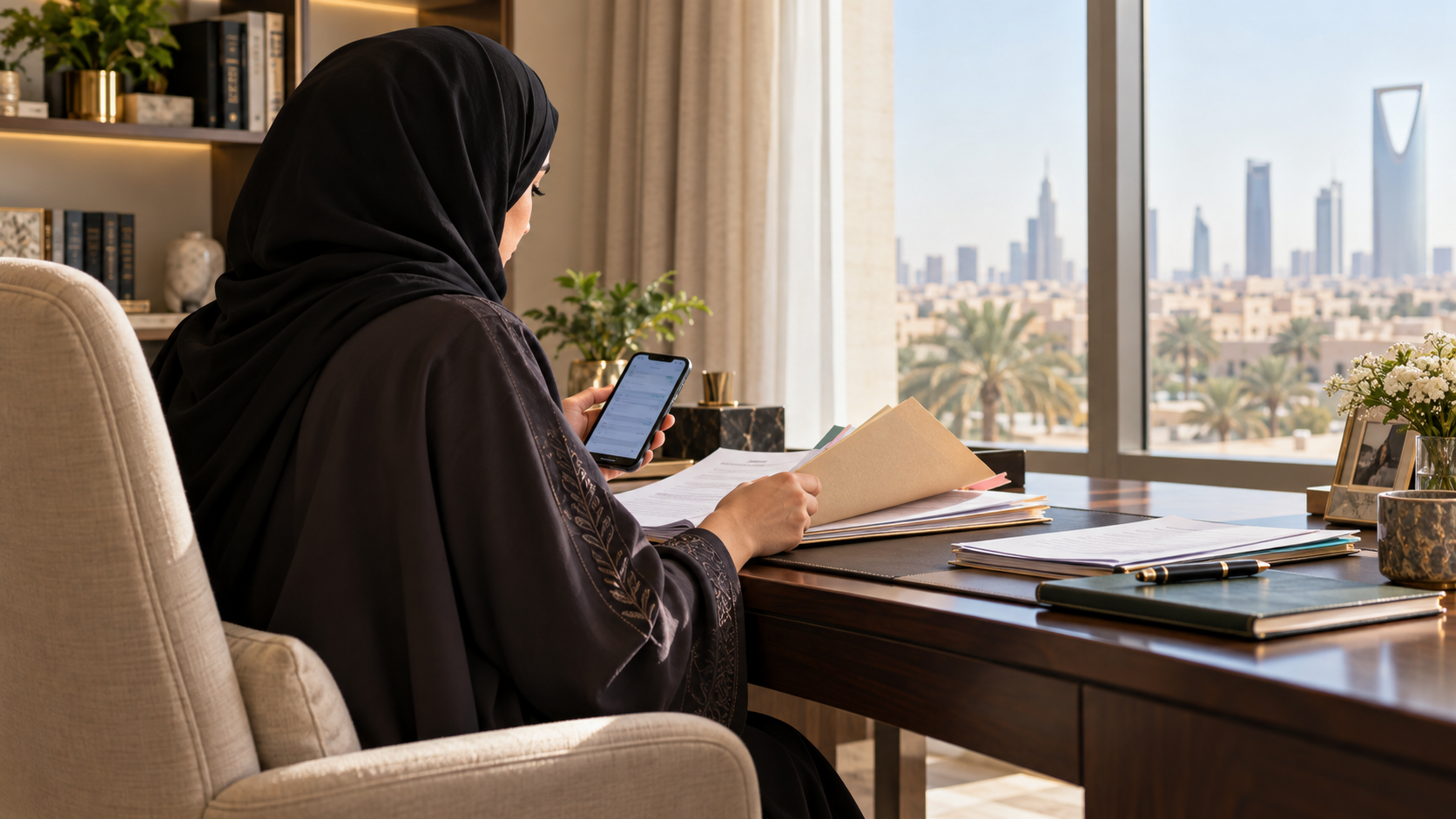 سيدة سعودية ترتب الأدلة والمراسلات في قضية فسخ النكاح بسبب السب والشتم